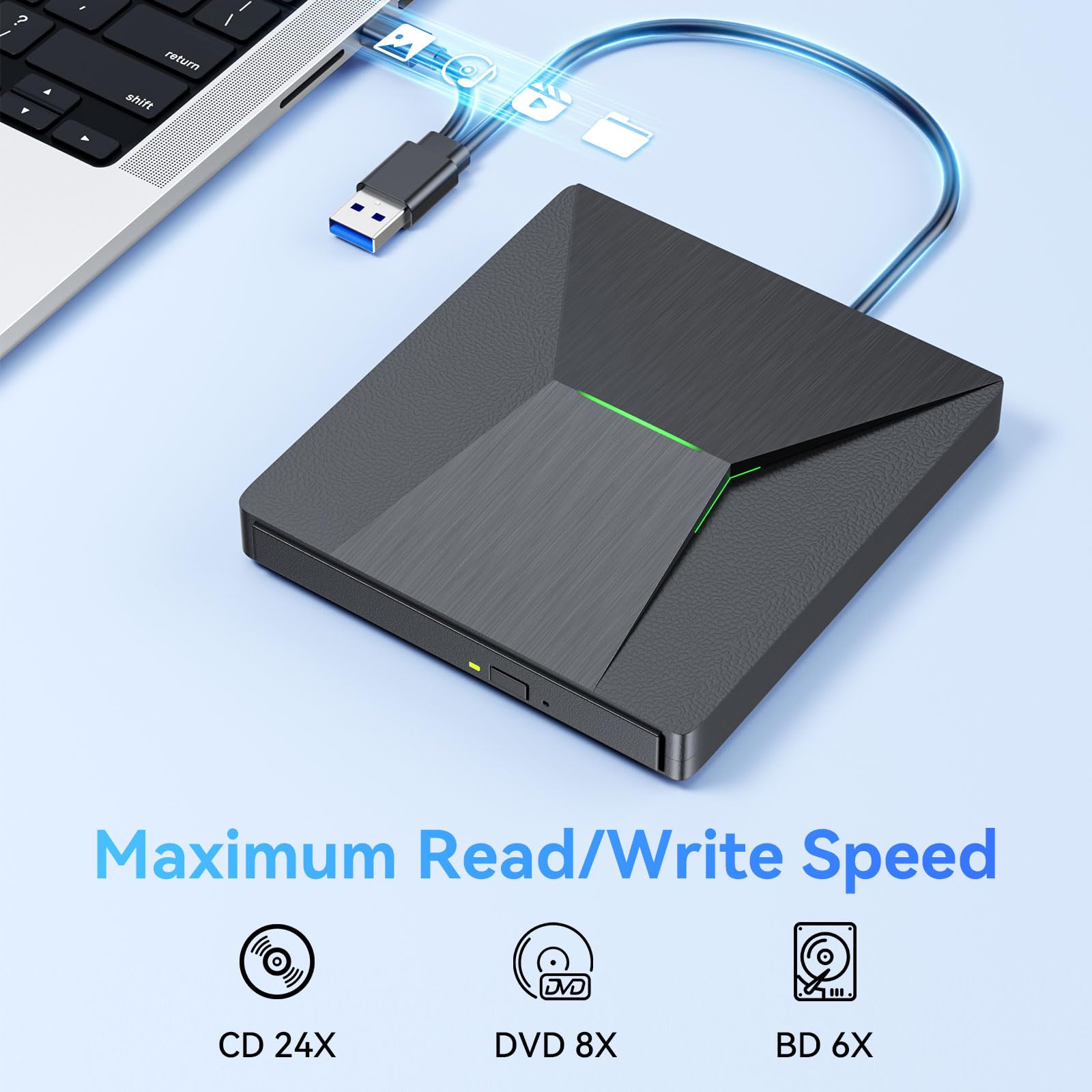 REON ‼︎ DVD Amazon.com: USB 3.0 and Type-C External Bluray Drive, External